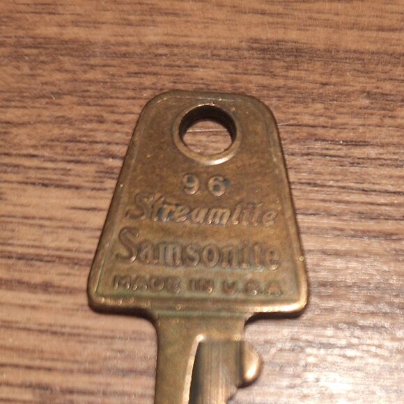 VTG STREAMLITE SAMSONITE KEY #96 SHRAYDER BROS DENVER/DETROIT/PITTSBURGH - Picture 4 of 5